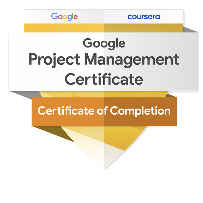 Google Project Management Certificate badge